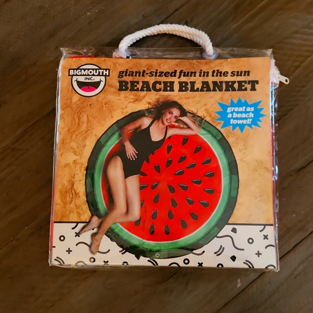 Watermelon beach blanket